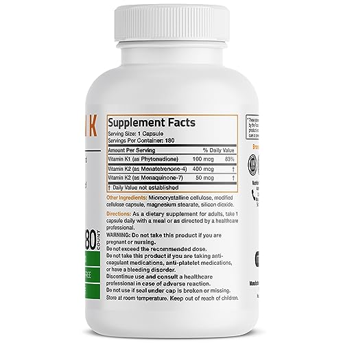 Vitamin K Triple Play (Vitamin K2 MK7 / Vitamin K2 MK4 / Vitamin K1) Full Spectrum Bronson buy supplements canada