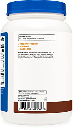 Nutricost Meal Replacement Shake Powder (Chocolate), 30 Servings - Protein, Non-GMO Nutricost buy supplements canada