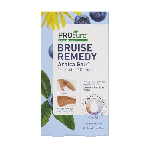 PROcure Arnica & MSM Bruise Remedy Gel – Paraben-Free, Unscented Arnica Montana Gel for Bruising, Spider Veins & Skin Discoloration – 2 Pack PROcure buy supplements canada