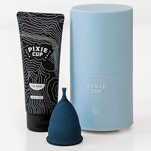 Pixie Menstrual Cup & Disc Steamer Sterilizer 2.0 - Kills 99.9% of Germs with Cleaner Steam Pixie Cup buy supplements canada