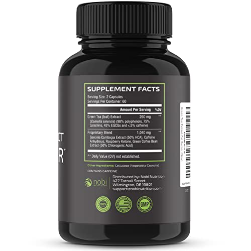 Green Tea Weight Loss Pills with Green Coffee Bean Extract | Belly Fat Burner, Metabolism Nobi Nutrition buy supplements canada