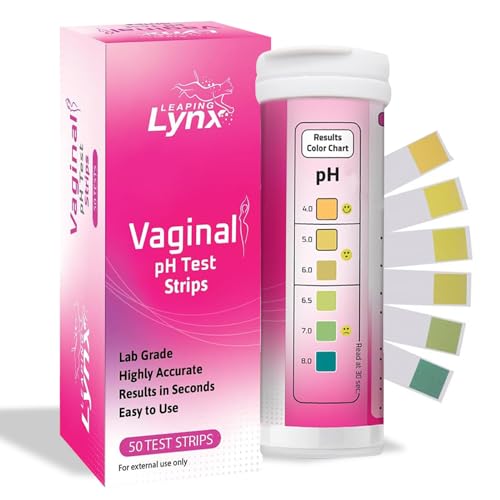 5-Minute Vaginal pH Test Kit for Women - 50 Premium-Quality Vaginal Heath pH Test Strips Included Leaping Lynx buy supplements canada