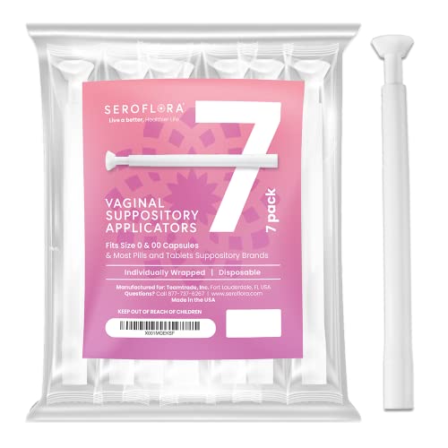 SEROVERA Seroflora Boric Acid Suppositories Applicators for Women, Individually Wrapped Pack of 7 SEROVERA buy supplements canada