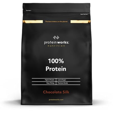 Protein Works - 100% Protein, 1.25kg, High Protein Blend, 41 Servings, Chocolate Silk Protein Works buy supplements canada