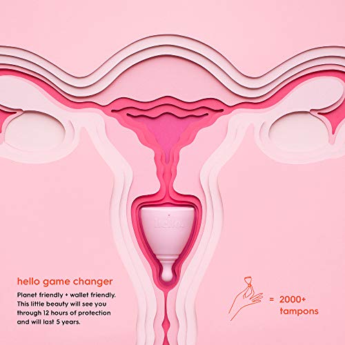 The Hello Cup Extra Small Menstrual Cup, BPA Free, Reusable, Hypoallergenic, Recyclable THE HELLO CUP buy supplements canada