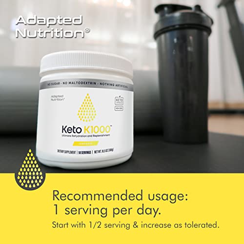 Hi-Lyte Keto K1000 Electrolyte Powder | Lemonade | Hydration Supplement Drink Mix Hi-Lyte buy supplements canada