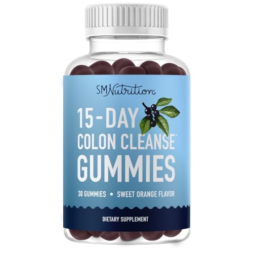 15 Day Colon Cleanse & Detox Gummies | Occasional Constipation & Bloating Relief SMNutrition buy supplements canada