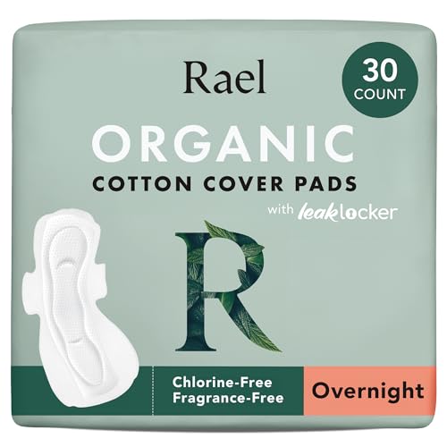Rael Pads for Women, Organic Cotton Cover - Period Pads with Wings, Feminine Care, Sanitary Napkins Rael buy supplements canada