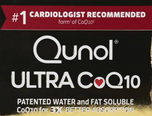 Qunol CoQ10 100mg Softgels, Ultra CoQ10 100mg, 3x Better Absorption, Antioxidant Qunol buy supplements canada
