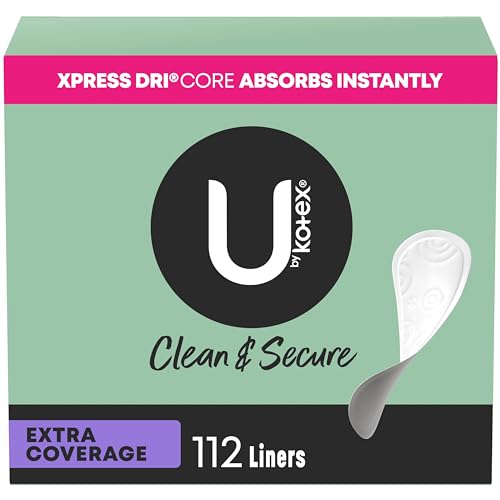 U by Kotex Clean & Secure Panty Liners, Light Absorbency, Extra Coverage, 112 Count U by Kotex buy supplements canada