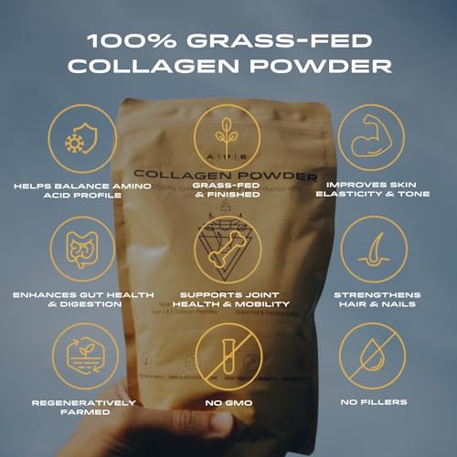 APE Nutrition Collagen Powder Peptides - Type 1 & 3 Bovine Collagen Protein, 100% Grass-Fed & Finished, Ancestral Supplement UK A | P | E buy supplements canada