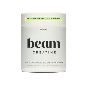 Beam Creatine Monohydrate Powder – 5g Micronized Creatine Monohydrate, Third Party Tested Creatine for Women & Men, Muscle Strength, Growth, Recovery & Cognitive Support, Unflavored, 30 Servings Beam buy supplements canada