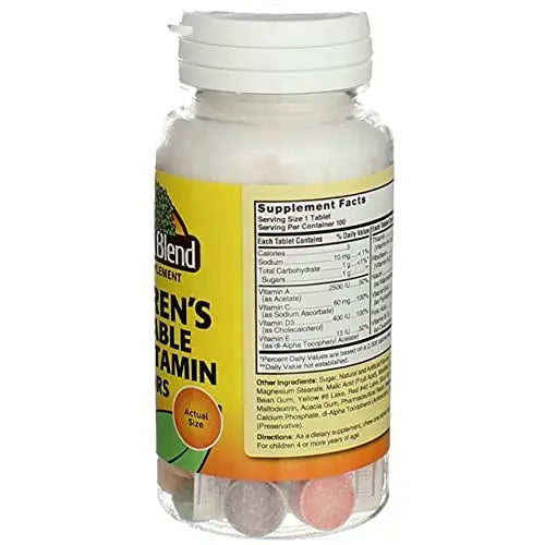 NAT B CHILDRENS CHEWABLE 100 Nature's Blend buy supplements canada
