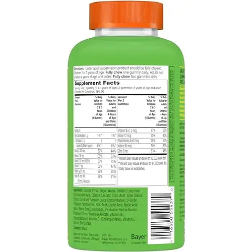 Flintstones Sour Gummy Vitamins For Kids, Kids Multivitamin Gummies with Vitamins C, B6, B12, A & Vitamin D, Support Kids Growth and Development, 180 Count Bayer buy supplements canada