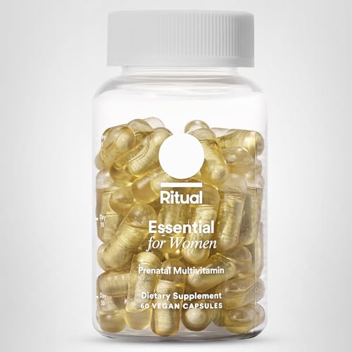 Ritual Prenatal Multivitamin for Women - Key Essential Vitamins and Minerals to Support Mom and Baby During Pregnancy* - Folate, Choline, Omega-3 DHA, Iron Ritual buy supplements canada