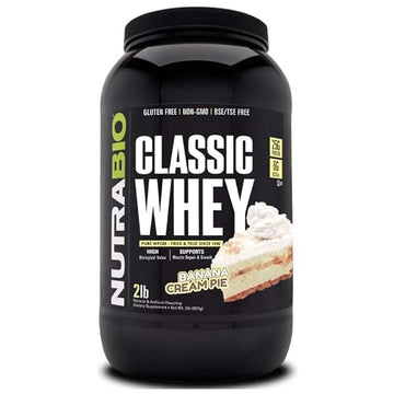 NutraBio Classic Whey Protein Powder- 25G Protein Per Scoop - Full-Spectrum Amino NutraBio buy supplements canada