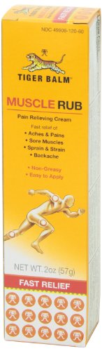 Tiger Muscle Rub Topical Analgesic Cream 2 Ounces (57 g) (Pack of 4) Tiger Balm buy supplements canada