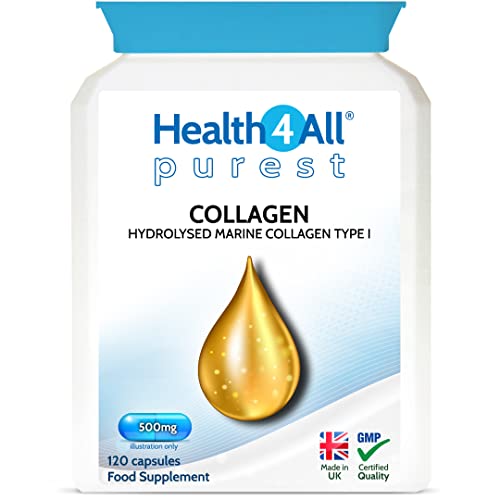 Health4All Marine Collagen Peptides Type I 120 Capsules (V) 2000mg Daily Dose Super Absorbable Health4All buy supplements canada