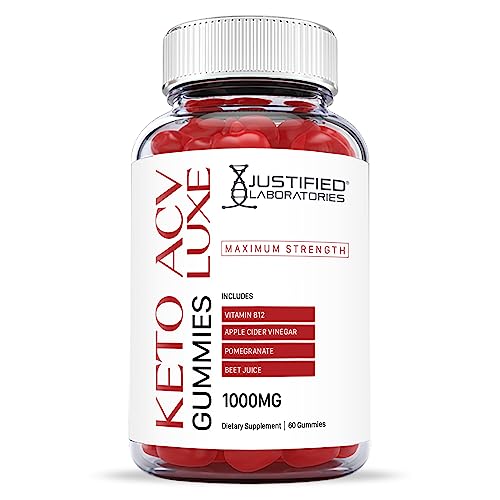 Justified Laboratories Luxe Keto ACV Gummies 1000MG with Pomegranate Juice Beet Root Justified Laboratories buy supplements canada