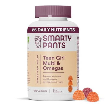 SmartyPants Teen Girl Multivitamin Gummies: Omega 3 Fish Oil (EPA/DHA), Vitamin D3 SmartyPants buy supplements canada