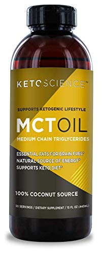 Keto Science Ketogenic MCT Oil Dietary Supplement, Made from 100% Coconuts, Sustained Keto Science buy supplements canada