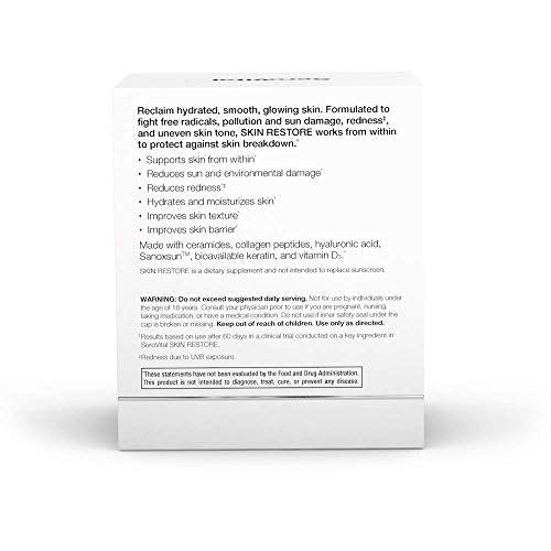 SeroVital Skin Restore, Healthy Skin Supplement with Ceramides and Hyaluronic Acid Serovital buy supplements canada