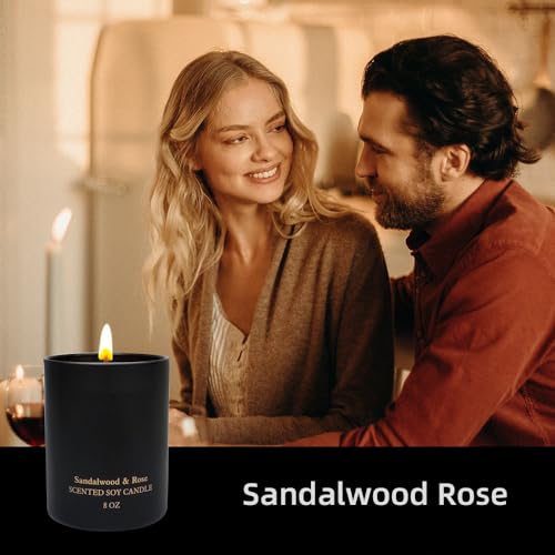 Sandalwood Rose Scented Candles, Christmas Birthday Candle Gifts for Women, Best Friends Kelly's Custom Candles buy supplements canada