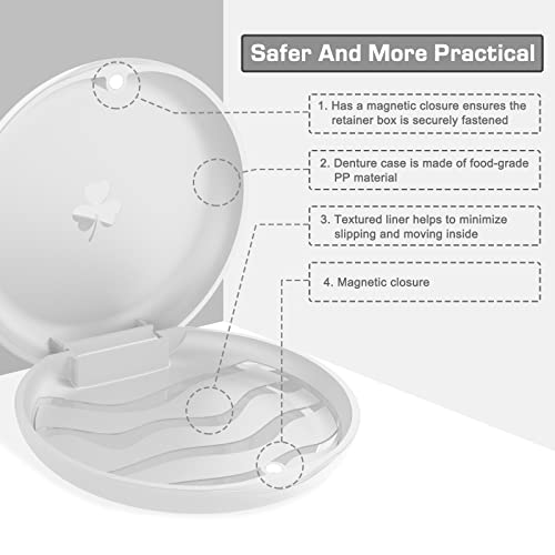 BVN 2 Pcs Retainer Case, Slim Braces Case, Denture Case, Mouth Guard Case, Teeth Aligner Case BVN buy supplements canada