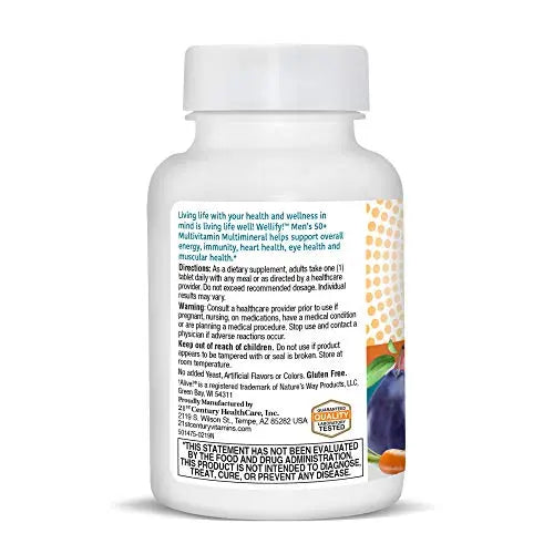 21st Century Wellify Men's 50+ Multivitamins with Minerals, 65Count 21st Century buy supplements canada