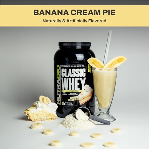 NutraBio Classic Whey Protein Powder- 25G Protein Per Scoop - Full-Spectrum Amino NutraBio buy supplements canada