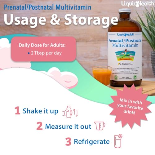 LIQUIDHEALTH Prenatal/Postnatal Multiple Liquid Women's Multivitamin with Real Folate LIQUIDHEALTH buy supplements canada