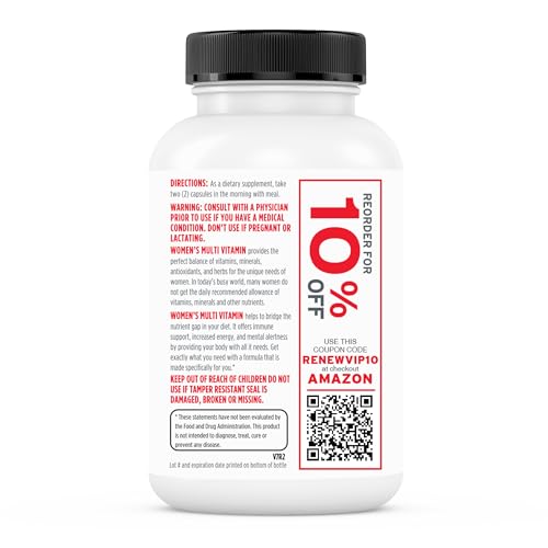 Renew Actives Women's Multi-Vitamin & Antioxidant: Daily Health Supplement for Woman Renew Actives buy supplements canada