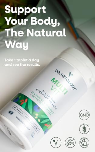 Vegetology MultiVit Vegan Multivitamins w/26 Vitamin & Mineral Supplements Vegetology buy supplements canada