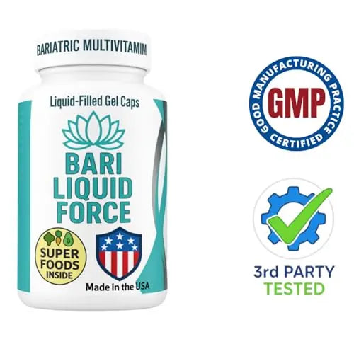 Bariatric Multivitamin with Iron – 2 Softgels Daily, Liquid-Filled Rapid-Absorption Softgels for Gastric Sleeve & Bypass Patients – Bari Liquid Force Universal Body Labs buy supplements canada