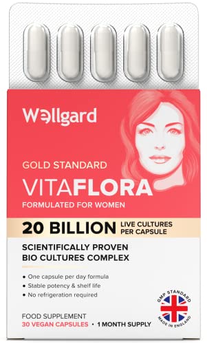 Wellgard Vitaflora Probiotics for Women - Scientifically Proven Bio Cultures for Women’s Wellgard buy supplements canada