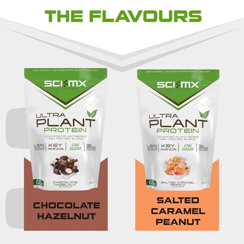 SCI-MX Ultra Plant - Salted Caramel Peanut Flavour Vegan Protein Powder Blend + Vitamin B Complex SCI-MX buy supplements canada