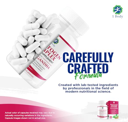 1 Body Adaptogen Complex Supplement with Ashwagandha 1 Body buy supplements canada