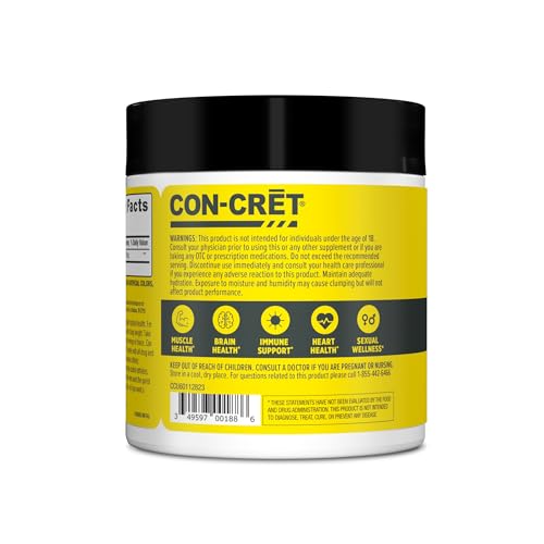 CON-CRET Creatine HCl Powder | Supports Muscle, Cognitive, and Immune Health ProMera Sports buy supplements canada