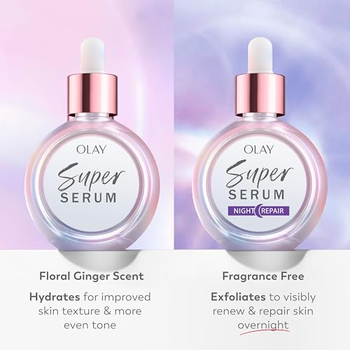 Olay Super Serum - Glow Serum for Face - Activated Niacinamide, Vitamin C & E, Collagen Peptide, AHA - 5-in-1 Benefits - Brightens, Hydrates, Smooths, Firms, Evens Tone, Proactive Anti-Aging, 1.7 Oz Olay buy supplements canada