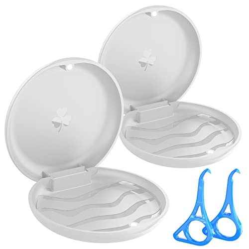 BVN 2 Pcs Retainer Case, Slim Braces Case, Denture Case, Mouth Guard Case, Teeth Aligner Case BVN buy supplements canada