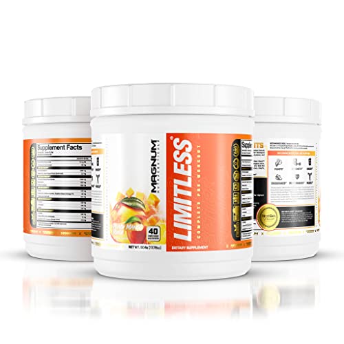 LIMITLESS Magnum 504g - Muscle Workout Powder, Sport Pre Workout for Men and Women LIMITLESS buy supplements canada