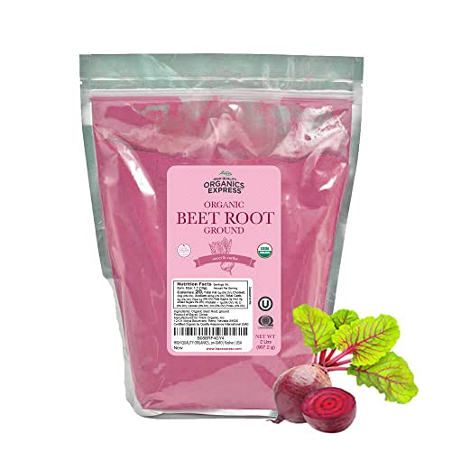 HQOExpress Organic Beetroot Powder - Organic Superfood - Nitric Oxide Booster - Non HQO HIGH QUALITY ORGANICS buy supplements canada
