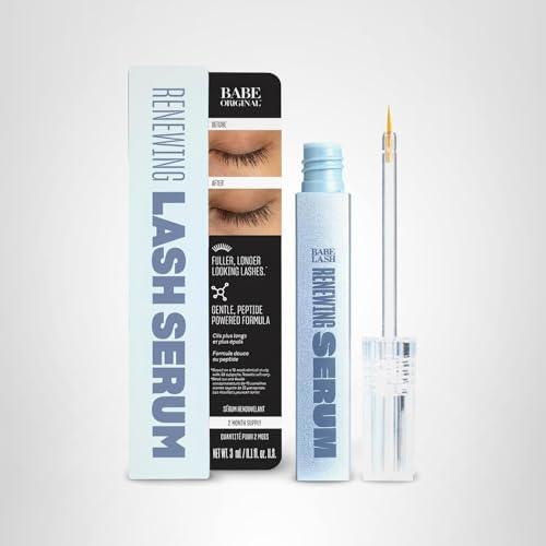 BABE ORIGINAL Renewing Lash Serum – Prostaglandin-Free, Peptide-Infused Gentle Lash Serum for Fuller, Longer-Looking Lashes, Lash Enhancing Treatment BABE ORIGINAL buy supplements canada
