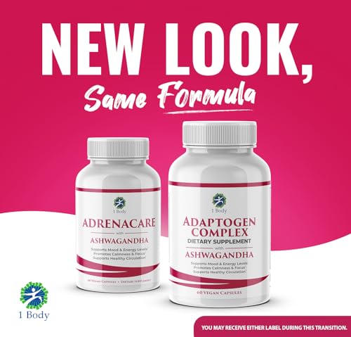 1 Body Adaptogen Complex Supplement with Ashwagandha 1 Body buy supplements canada