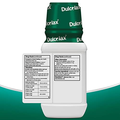 Dulcolax Liquid Laxative, Stimulant Free Laxative for Comfortable Relief, Cherry Flavor, 12 oz. Dulcolax buy supplements canada