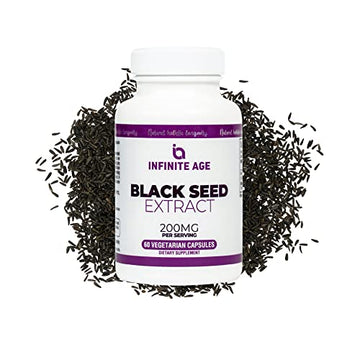 INFINITE AGE Dry Organic Black Seed Oil Extract Capsules - Nigella Sativa Seed Extract INFINITE AGE buy supplements canada
