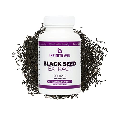 INFINITE AGE Dry Organic Black Seed Oil Extract Capsules - Nigella Sativa Seed Extract INFINITE AGE buy supplements canada
