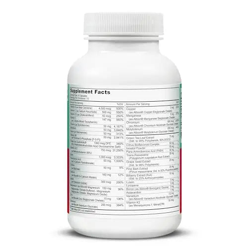 LIVELY VITAMIN CO. Multivitamin - 37 Vitamins Minerals and Extracts - Energy - Memory - Immune Function - Heart- Brain - Focus - Mood - Antioxidants - Dairy Gluten Soy Free - 60 Vegetarian Capsules LIVELY VITAMIN CO buy supplements canada