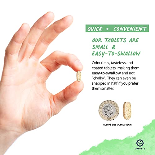 Vegan Multivitamins & Minerals - With High Strength Vitamin B12, D3, K2 & Iron Omvits buy supplements canada