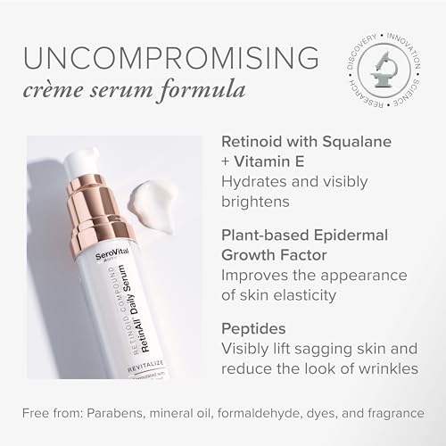 SeroVital Beauty RetinAll Daily Serum – Redefining Retinol – Retinoid Skin Serum Serovital buy supplements canada